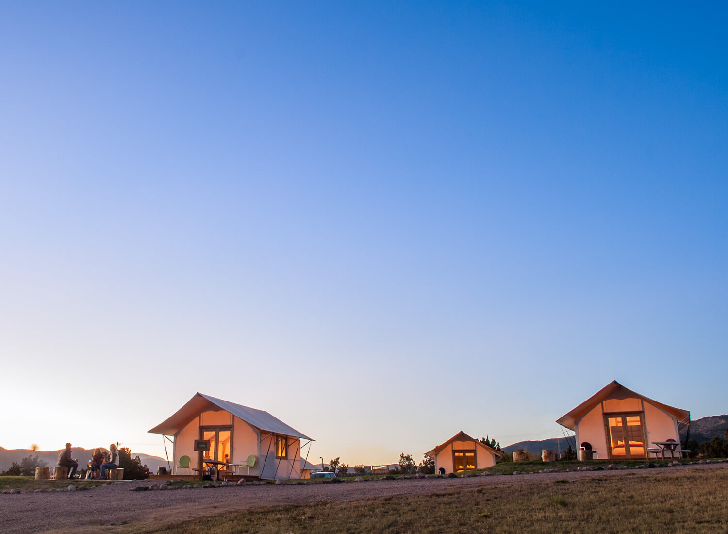 Glamping in Colorado Glamping Tents Royal Cabins