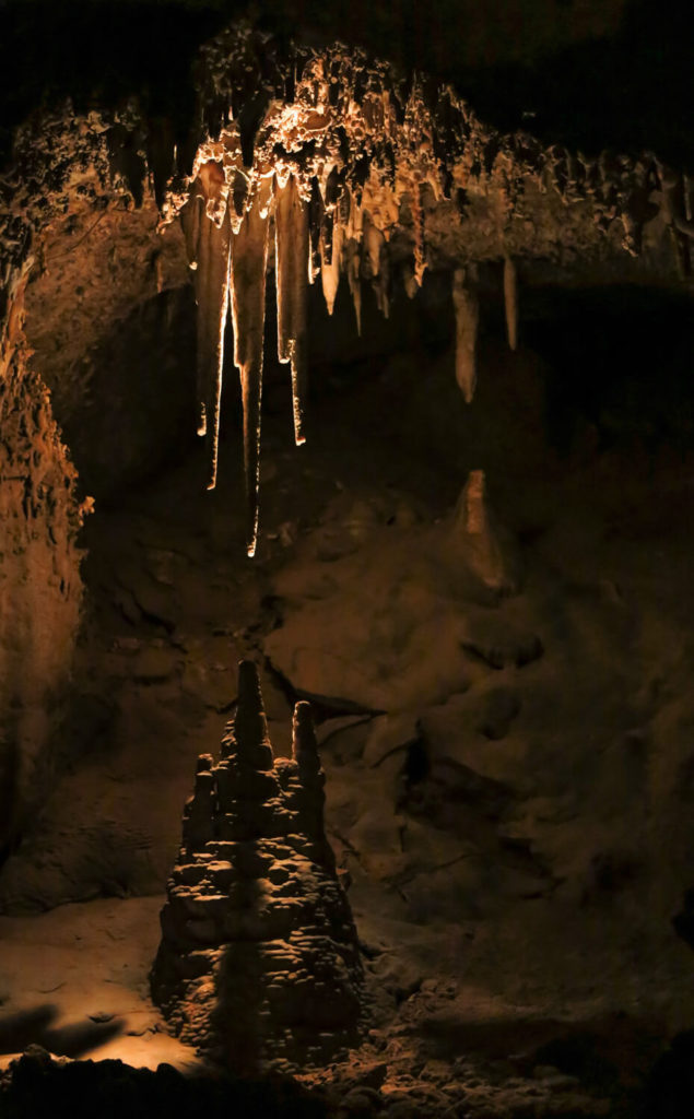 formation of stalactites and stalagmites
