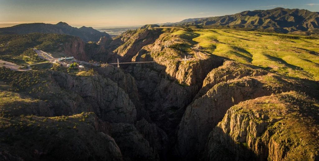 Royal Gorge at sunrise