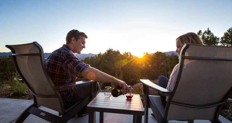Mountain views perfect for a romantic evening