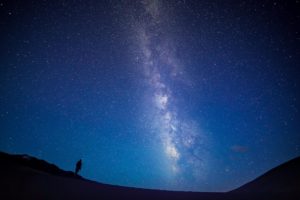star gazing at Great Sand Dunes National Monument